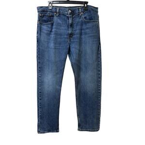 Levi’s Mens 502‎ Tapered Leg Cotton Blend Jeans Size 38x30 Blue Zip Fly Dadcore